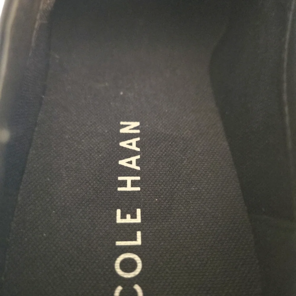 Cole Haan Men's Classic Black Leather Oxfords Size 9 Like New